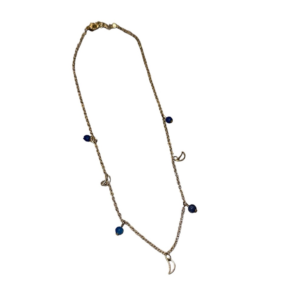 Brandy Melville Gold Moon Necklace